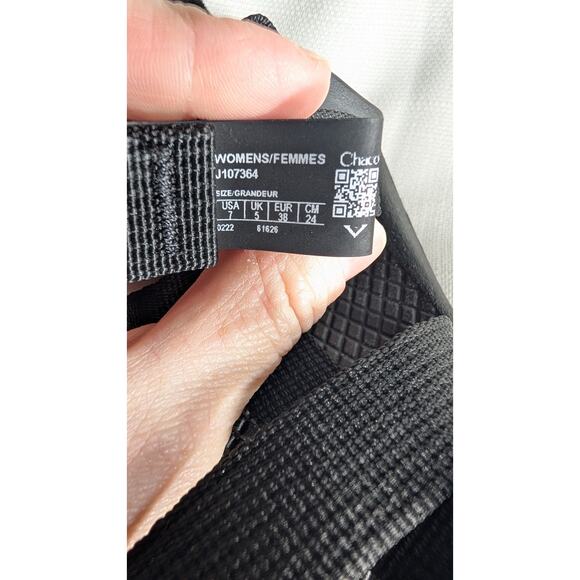 Chaco Women's ZCloud 2 Sport Summer Sandals Sz 7 Black Outdoors Hiking Gorpcore - Picture 7 of 7